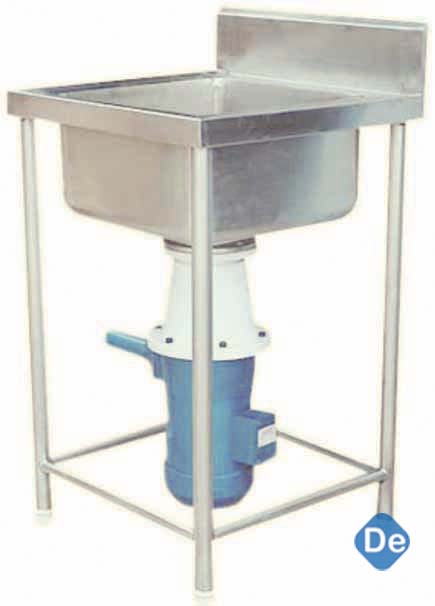 Single Sink Unit With Garbage Crusher